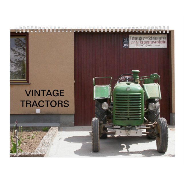 Vintage Tractor Calendar 2025 Kalender (Omslag)