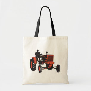 Vintage Tractor Tygkasse
