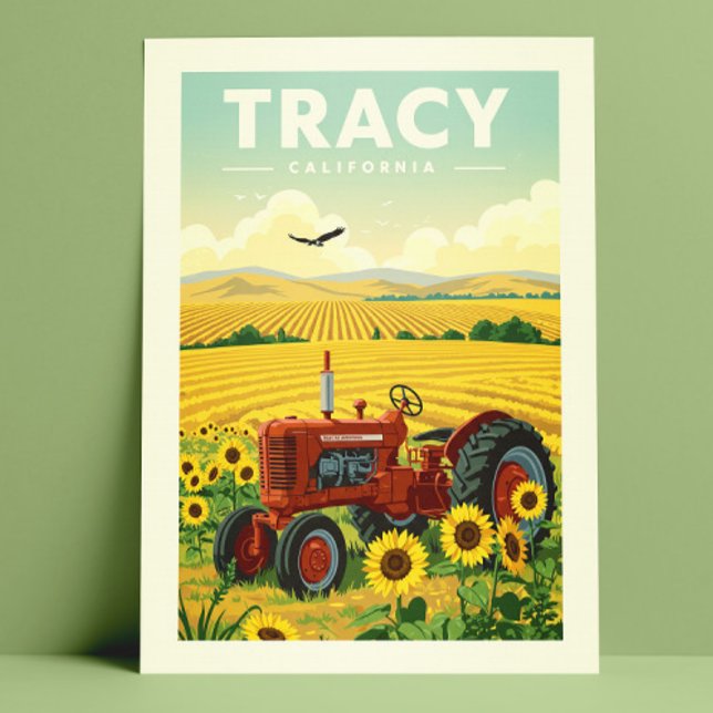 Vintage Tracy California Vykort (Skapare uppladdad)