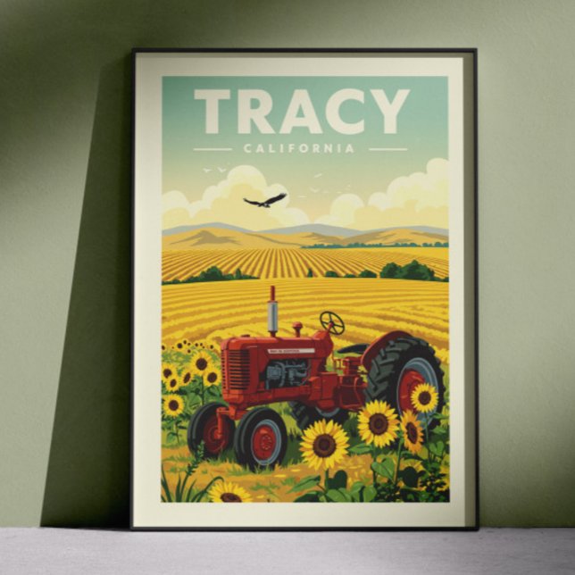 Vintage Tracy Kalifornien Poster (Skapare uppladdad)
