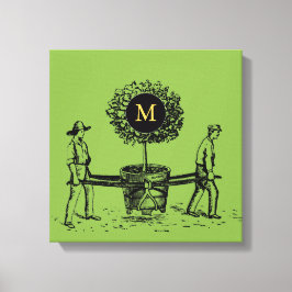 Vintage Träd Family Reunion Monogram Canvas