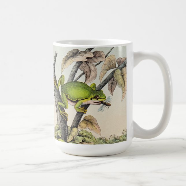 Vintage Träd Frog & Fly Kaffemugg (Höger)