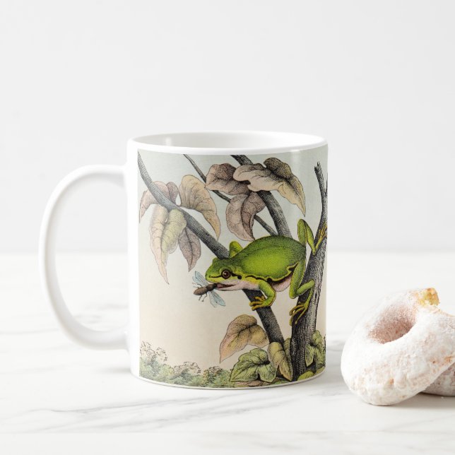 Vintage Träd Frog Kaffemugg (Med munk)