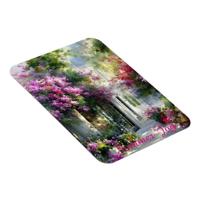 Vintage Trädgård Botanisk Flexibel Fotomagnet Magnet (Högersidan)