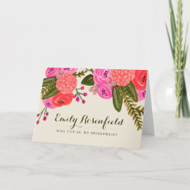 Vintage Trädgård Bröllopsfest Kort