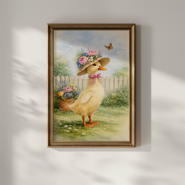 Vintage Trädgårdsank Poster (Skapare uppladdad)
