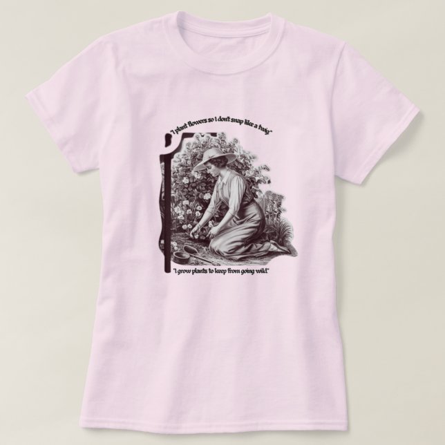 Vintage Trädgårdsmästare T-Shirt Design (Design framsida)