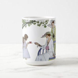 Vintage Trädgårdste-partaj Kaffemugg