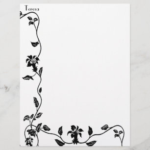 Vintage Trading Vines Personlig Letterhead