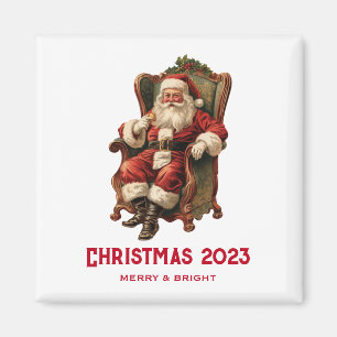 Vintage - traditionell jul magnet