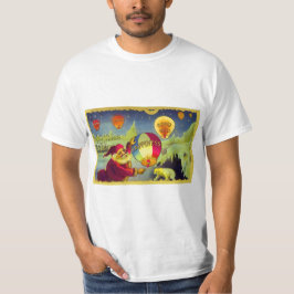 Vintage traditionellt julkort t shirt