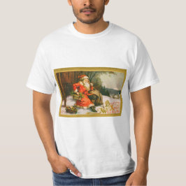 vintage traditionellt julkort t shirt