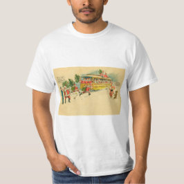 vintage traditionellt julkort t shirt