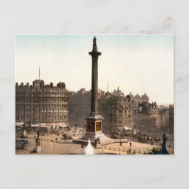 Vintage Trafalgar Square London England Vykort