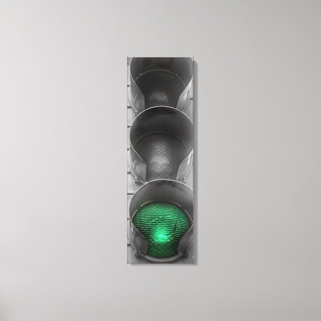 Vintage Traffic Light Canvas Art (Framsida)