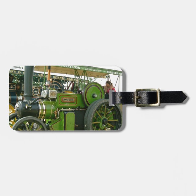 vintage-traktor bagagebricka (Horisontell Framsida)