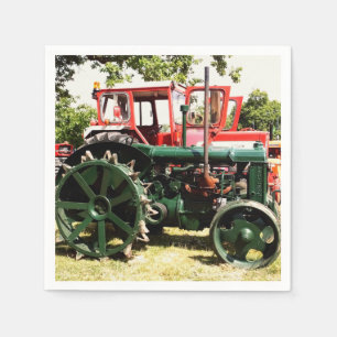 VINTAGE TRAKTORER PAPPERSSERVETT