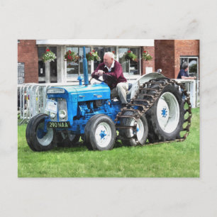 VINTAGE TRAKTORER VYKORT