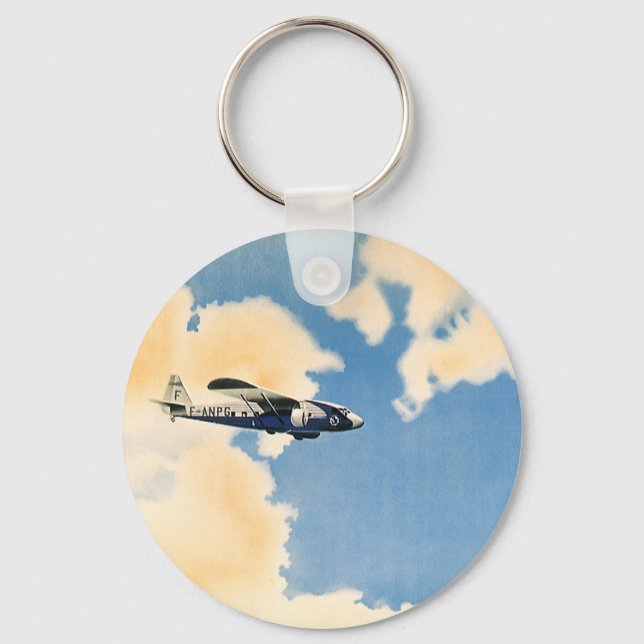 Vintage Transport, Albatrosflygplan Nyckelring (Framsida)