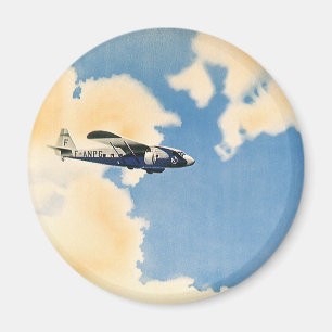 Vintage Transport, Albatross Flygplan Magnet