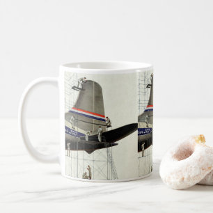 Vintage Transport, flygplansunderhåll Kaffemugg
