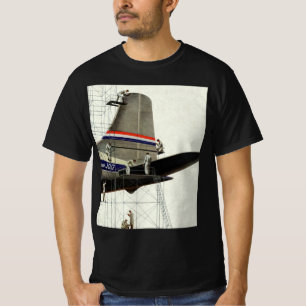 Vintage transport, flygplansunderhåll tee