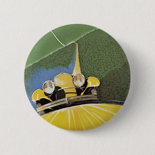 Vintage Transport, strålkastare från en bil Knapp