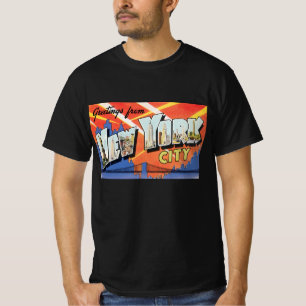 Vintage Travel NYC, Hälsningar från New York City T Shirt