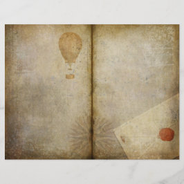 Vintage Traveler Journal-skrapbok Papper