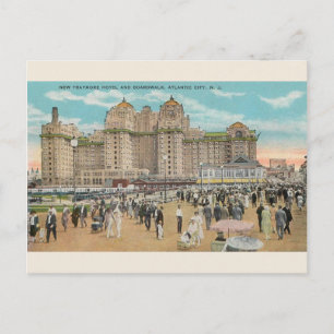 Vintage Traymore Hotel Atlantic City Postcard Vykort