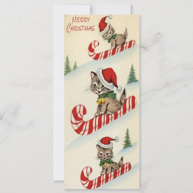 Vintage tre goda kattungar på Candy Can (Framsida)