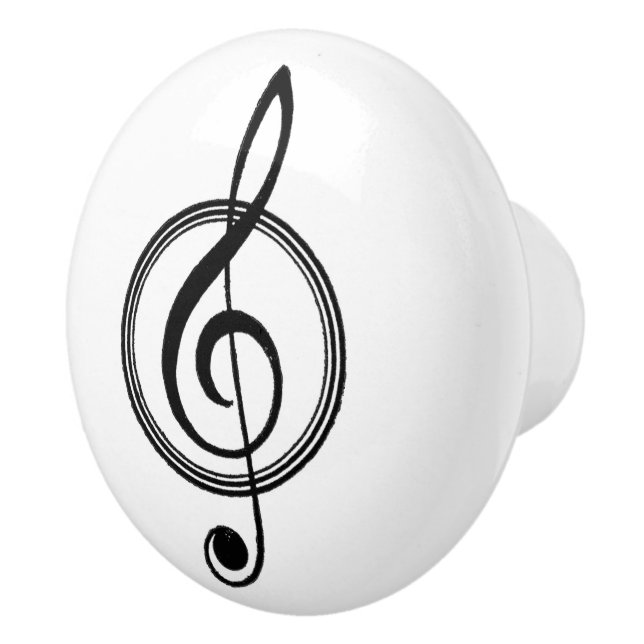 Vintage Treble Music Ceramic Knob Knopp (Höger)