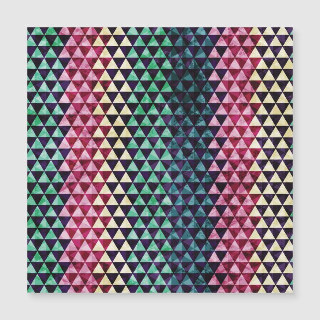 Vintage Triangel Geometric Seamless Mönster (Framsida)