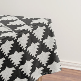 Vintage Tribal Geometrisk Fågel | Svart & Elfenben