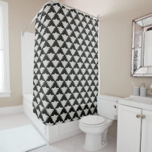 Vintage Tribal Geometrisk Fågel | Svart & Elfenben