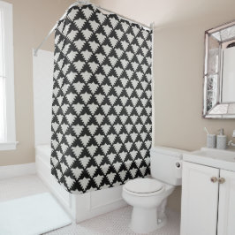 Vintage Tribal Geometrisk Fågel | Svart & Elfenben