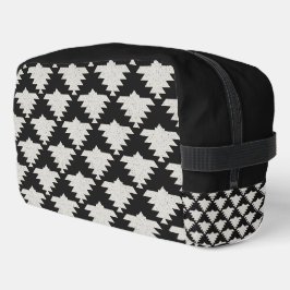 Vintage Tribal Geometrisk Fågel | Svart & Elfenben