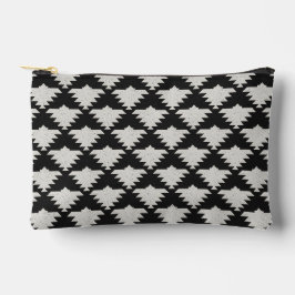 Vintage Tribal Geometrisk Fågel | Svart & Elfenben
