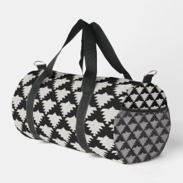 Vintage Tribal Geometrisk Fågel | Svart & Elfenben