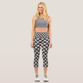 Vintage Tribal Geometrisk Fågel | Svart & Elfenben