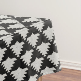 Vintage Tribal Geometrisk Fågel | Svart & Elfenben