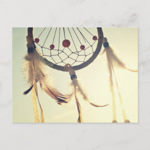 Vintage Tribal Hipster Dream Catcher vykort