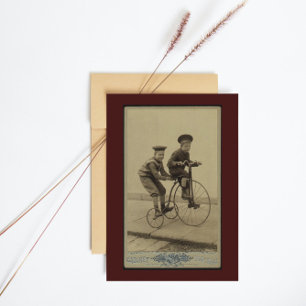 vintage trike vykort