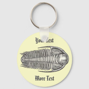 Vintage Trilobite Keychain Nyckelring