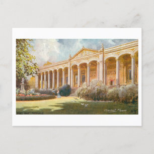 Vintage Trinkhalle i Baden-Baden, Tyskland Vykort
