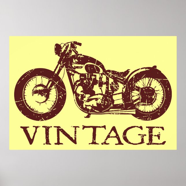 Vintage Triumph Poster (Framsidan)