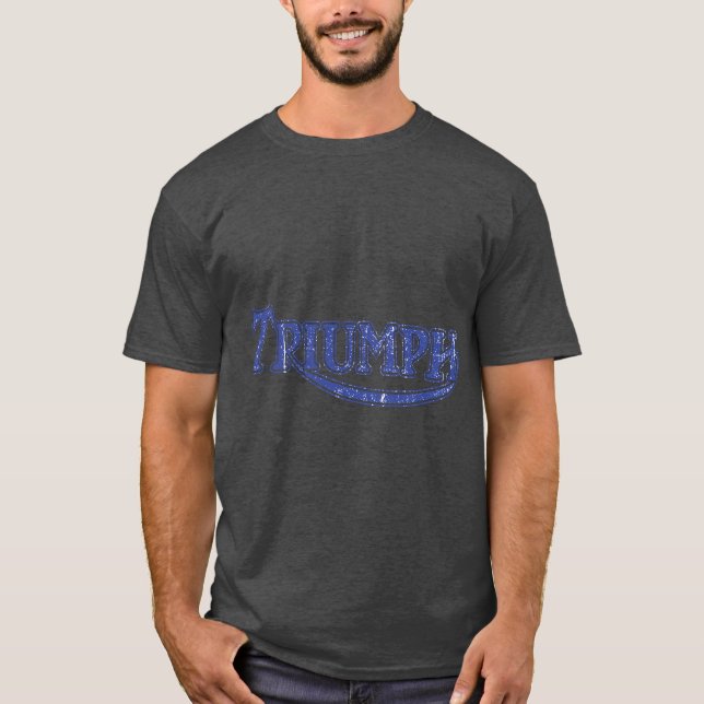 Vintage Triumph Retro T Shirt (Framsida)