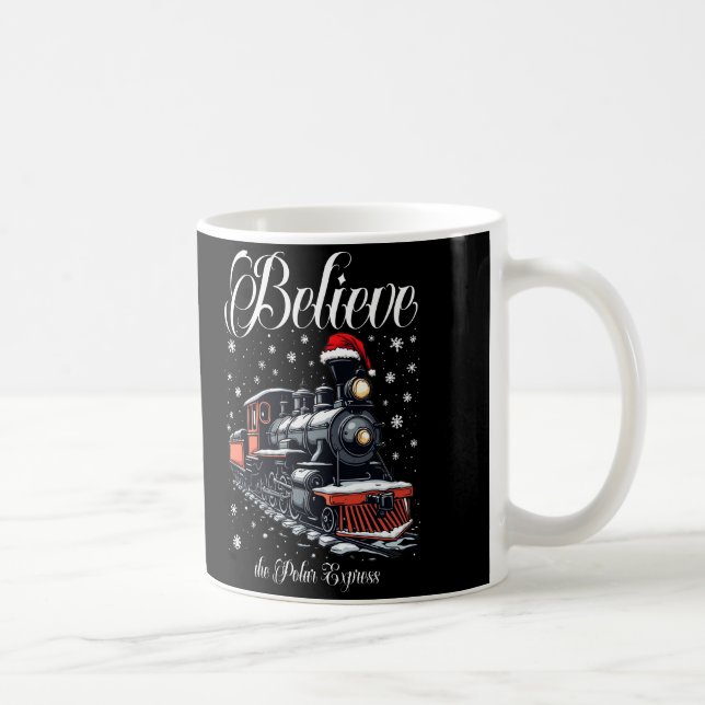Vintage Tro jul Tåg Kaffemugg (Höger)