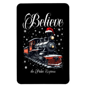 Vintage Tro jul Tåg Magnet
