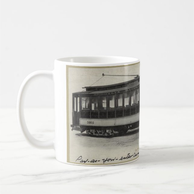 Vintage Trolley Mugg - Sip and Transport Back (Vänster)